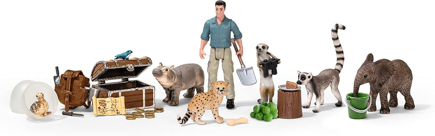 Adventskalender Tierfiguren-Set ab 3 Jahren