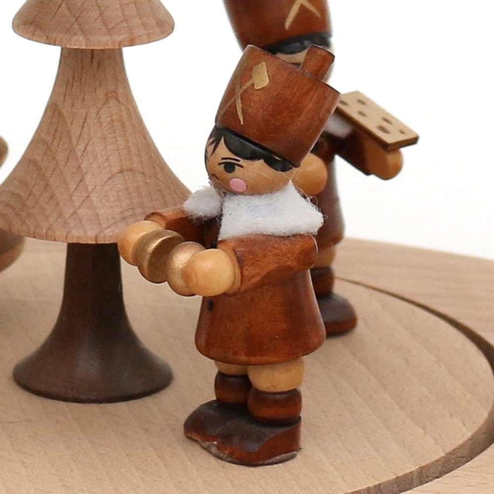 Tischpyramide Bergleute, 35 cm hoch, Bergleute