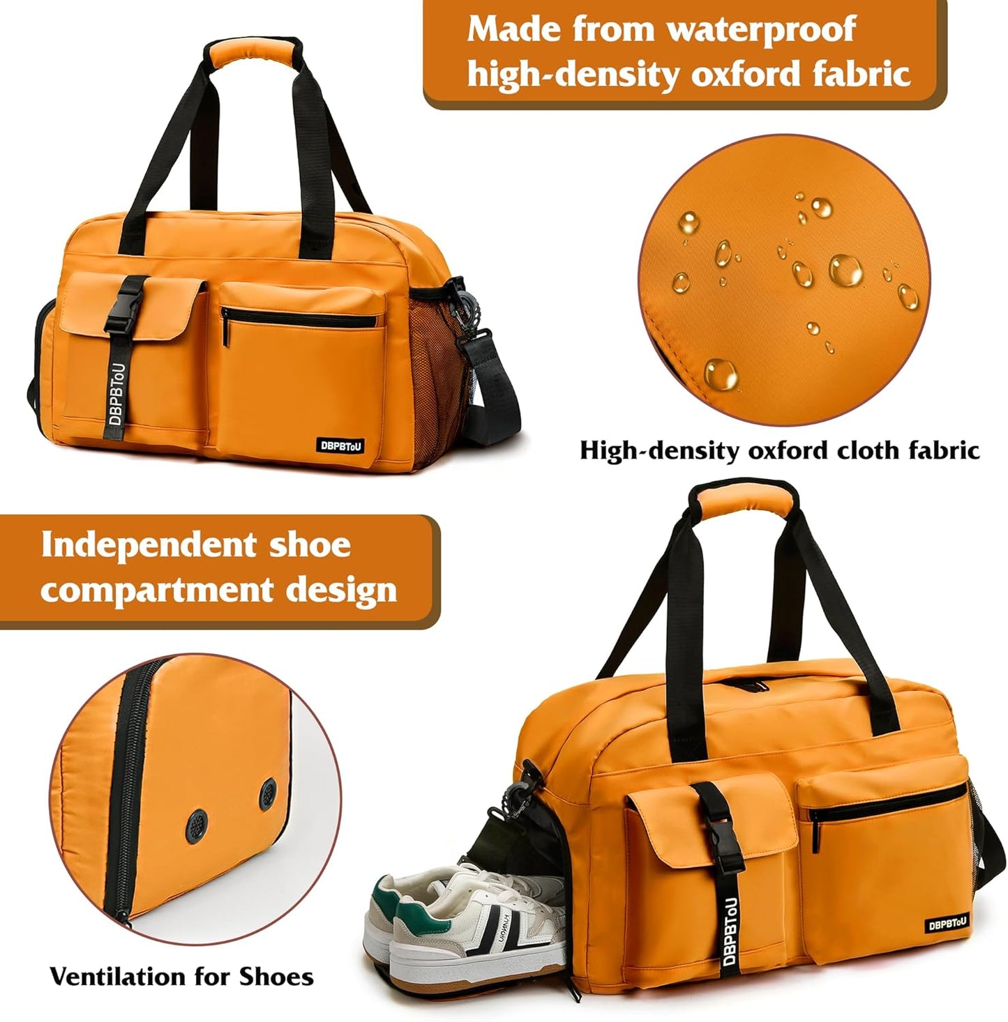 Sport- und Reisetasche, Gelb