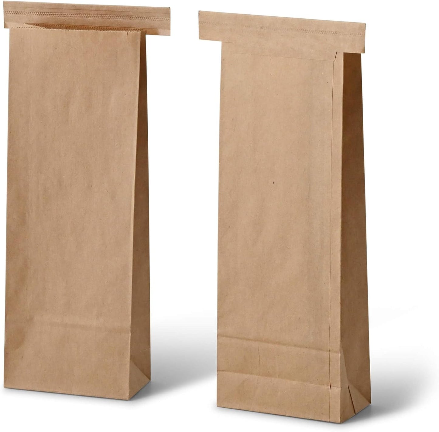 500 Stück Papiertüten mit Clipverschluss, 9 x 4.5 x 23.5 cm (500 Stück)