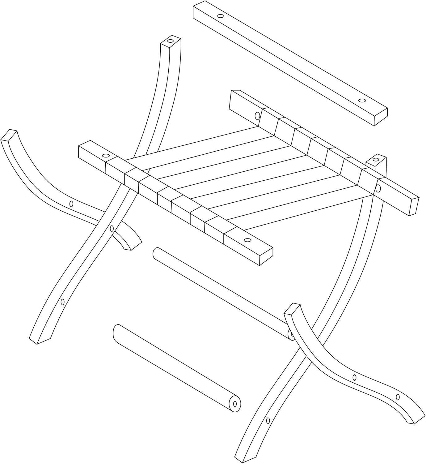 Kofferständer, 1