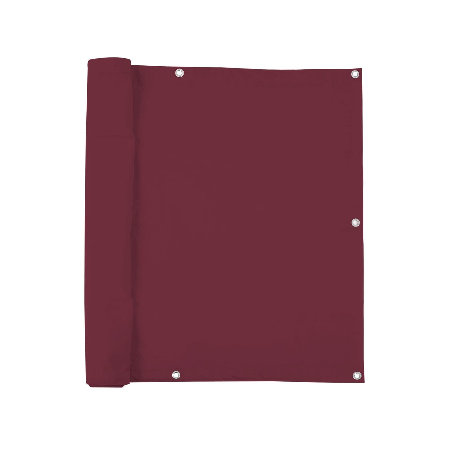 Balkonbespannung Basic, 500 x 75 cm weinrot