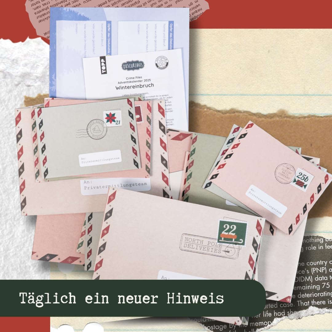 Crime Files – Fallakte: Winter-Einbruch. Der geniale Krimi-Adventskalender