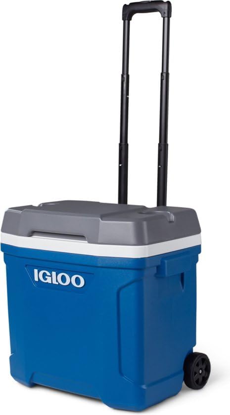 Latitude - Outdoor-Kühlbox mit Rollen (28L), 30 Roller - 28L Blau