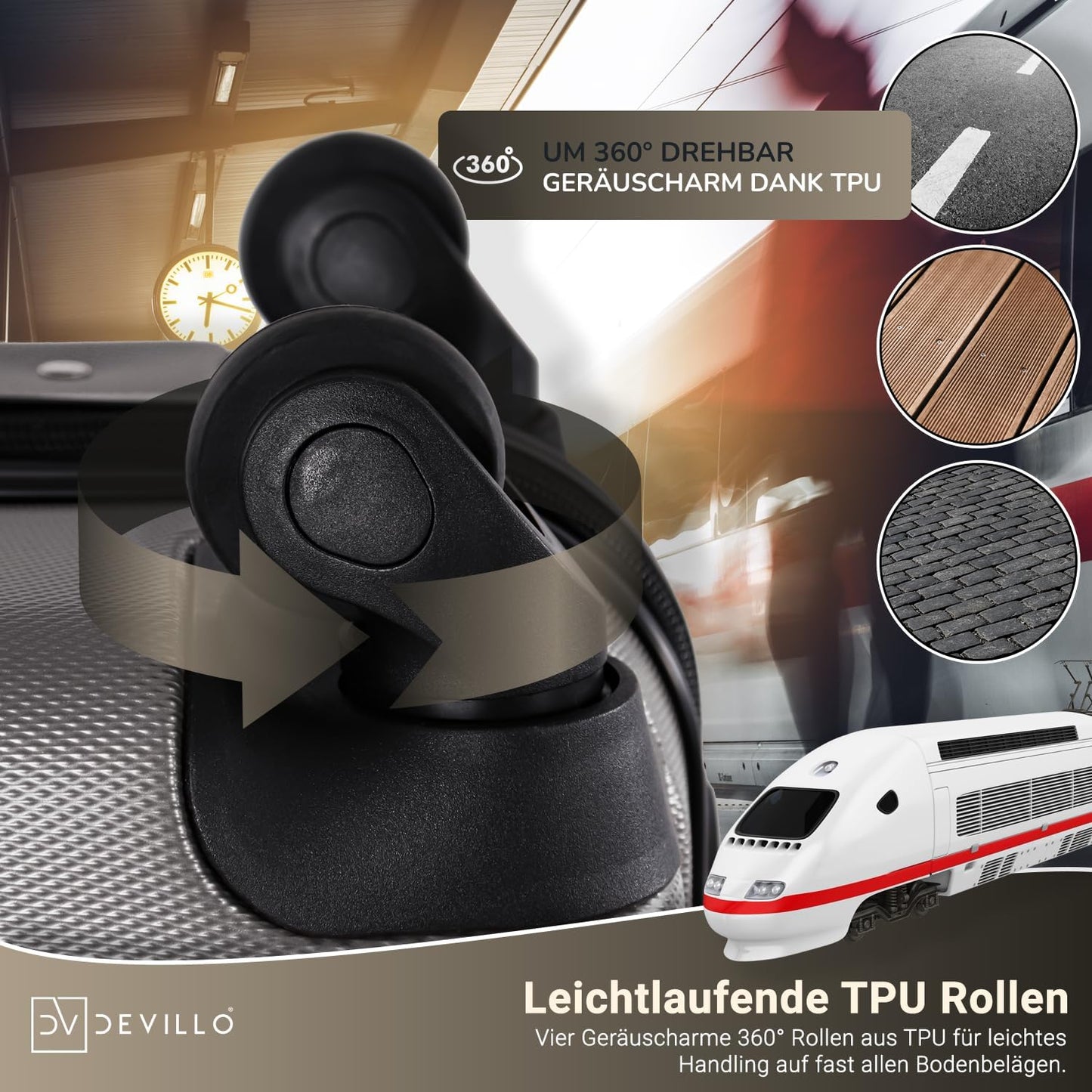 Hartschalenkofferset, Steel Symphony (Silber)