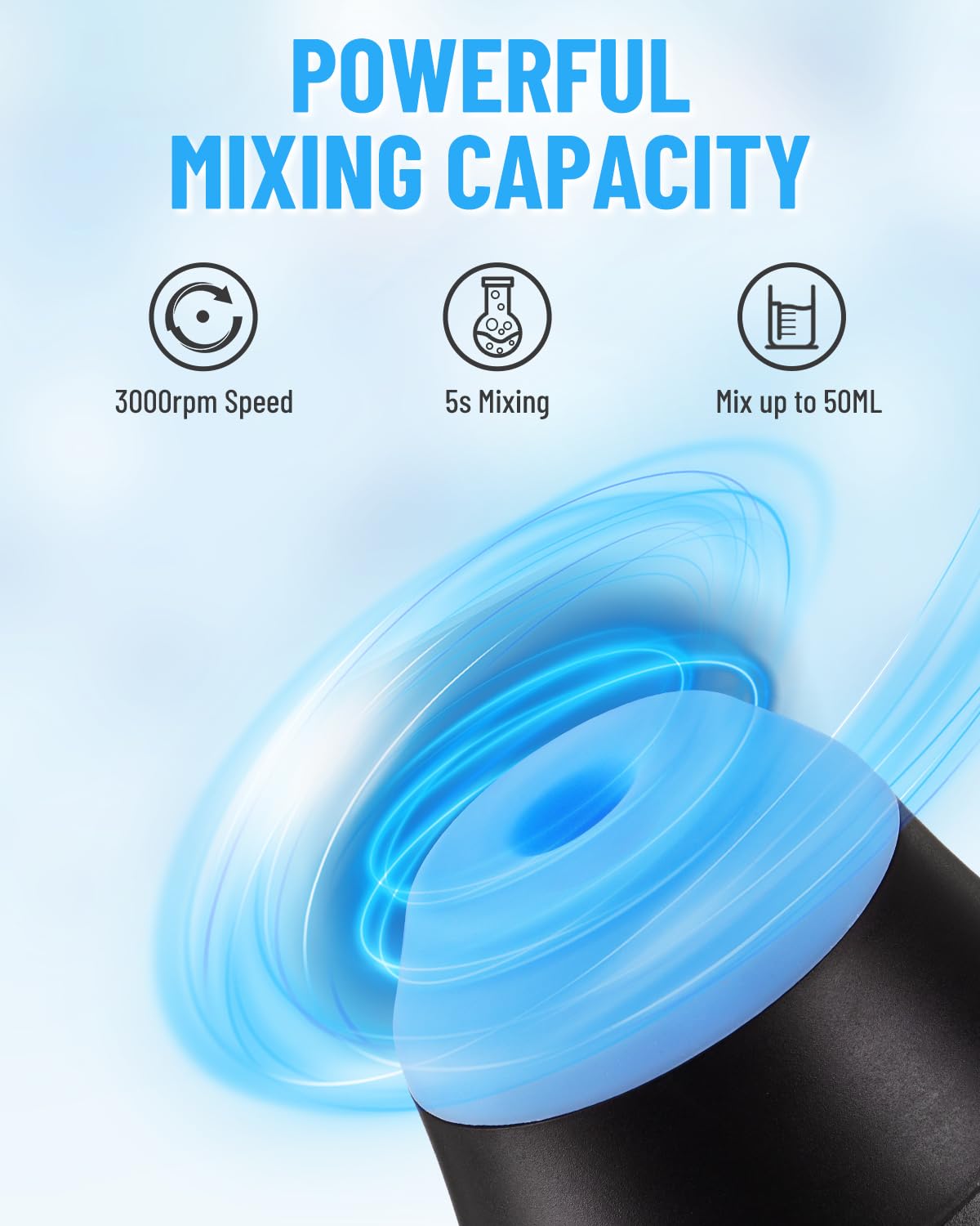 Mini Vortex Mixer Schüttler, Blau