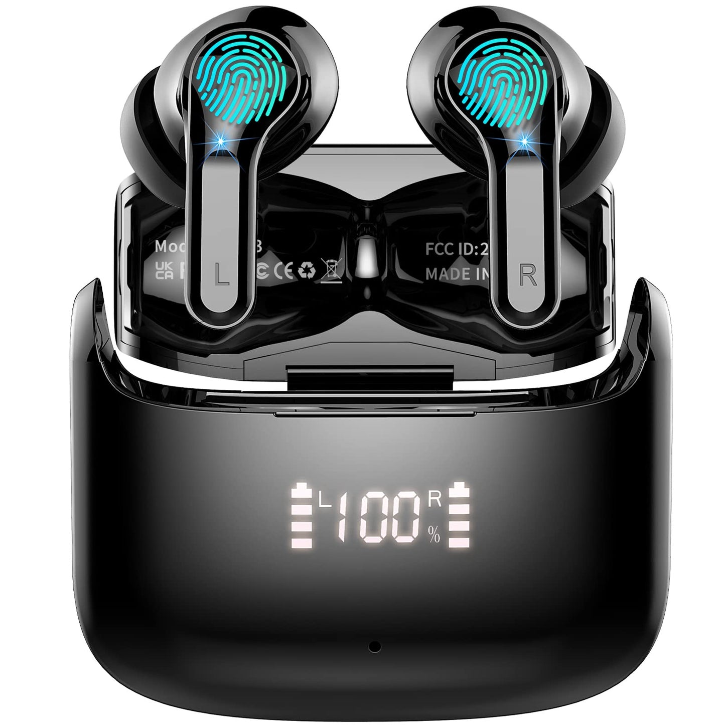 i13 In-Ear Kopfhörer mit Noise Cancelling, Schwarz