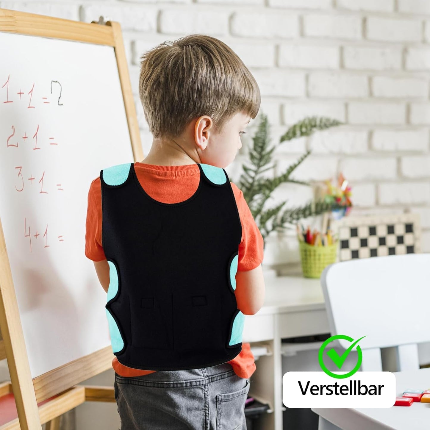 Gewichtsweste für Kinder bei ADHS und Autismus, Bohnengrün S