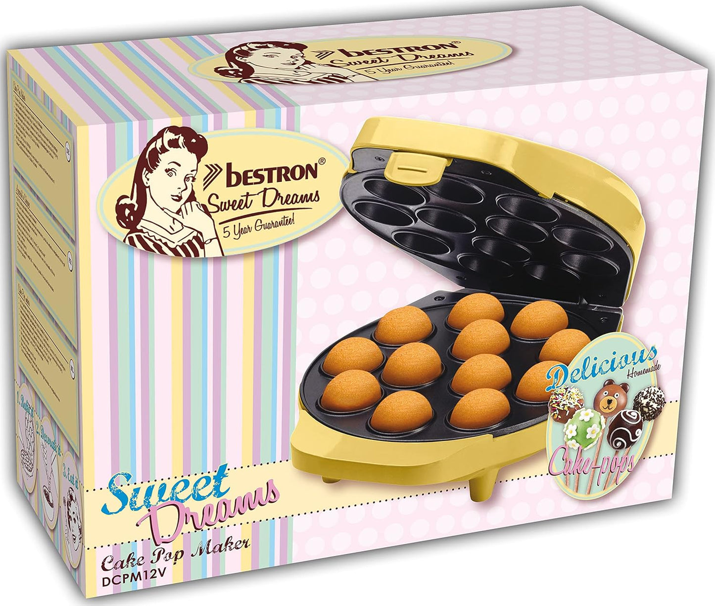 Cake Pop maker, Cake-pop Maker Gelb