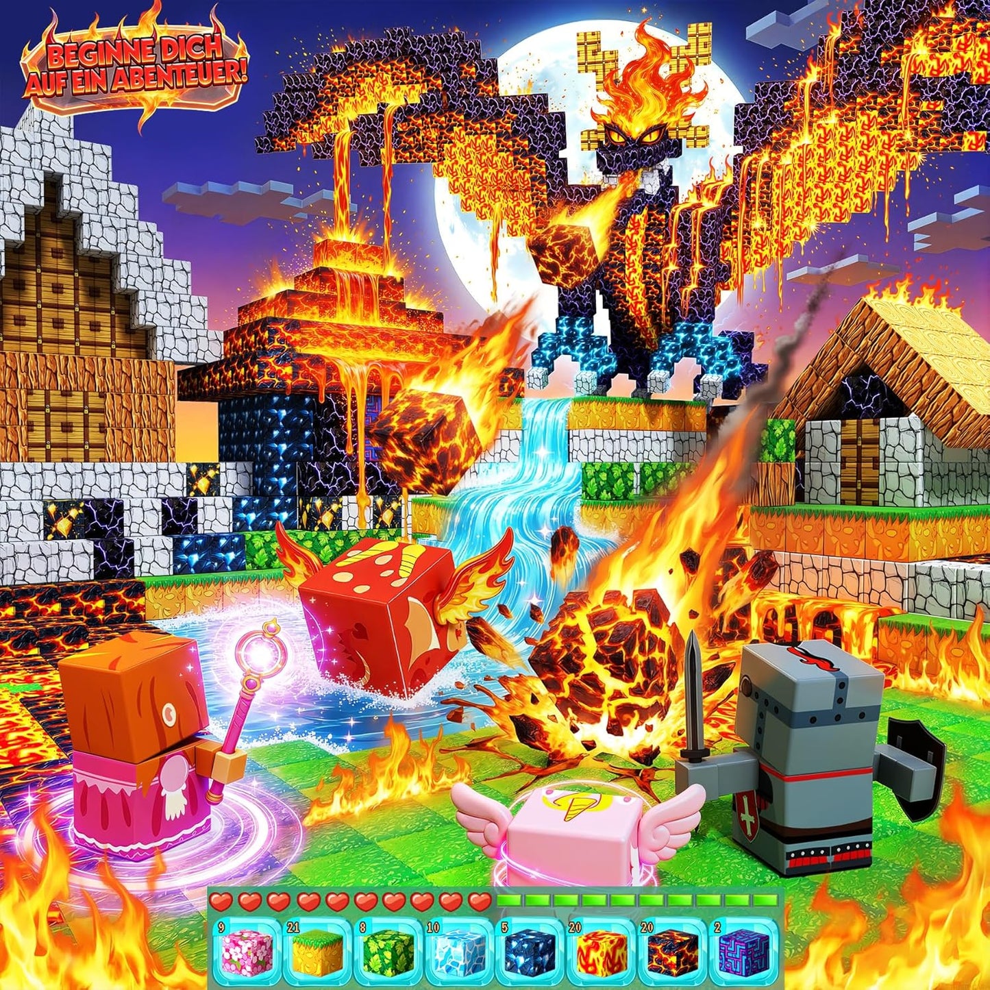 Magnetische Bausteine Magma, 150 Teile, 150 Teile-A-Magma