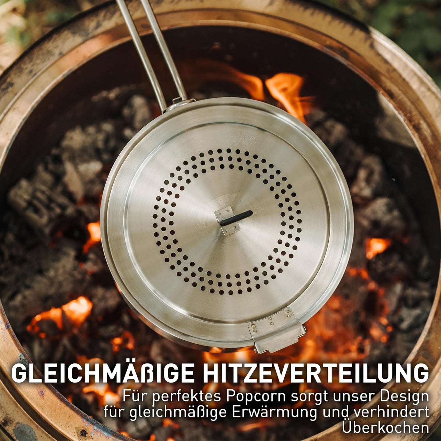 Popcorn Maker für Feuerschale