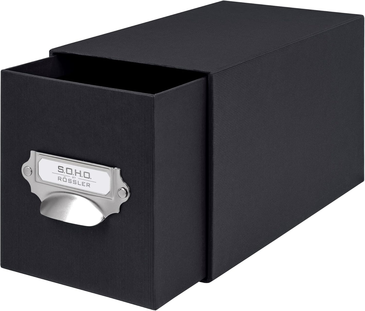 Soho CD-Schubladenbox, Schwarz