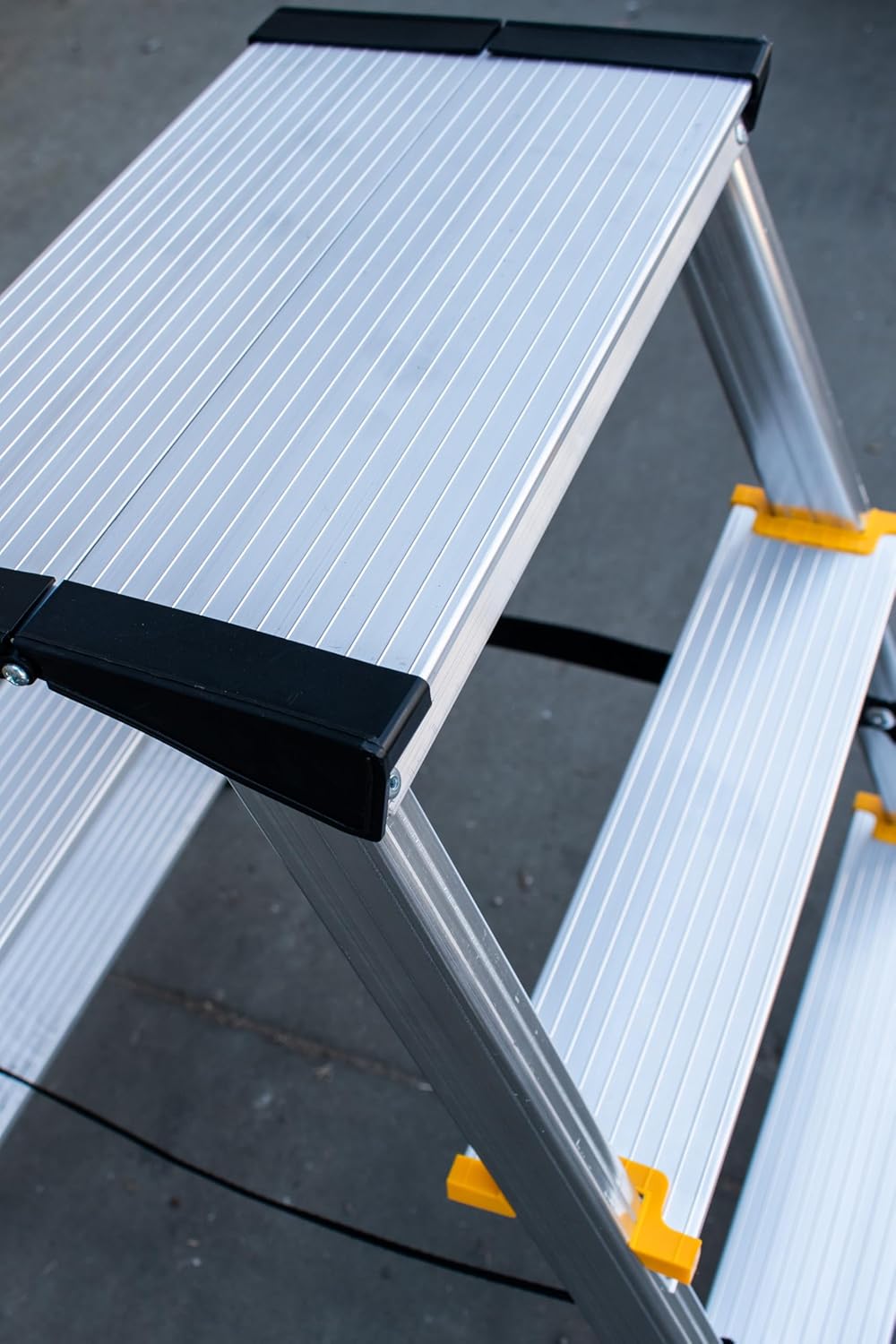 Klappleiter, 3 Stufen Aluminium