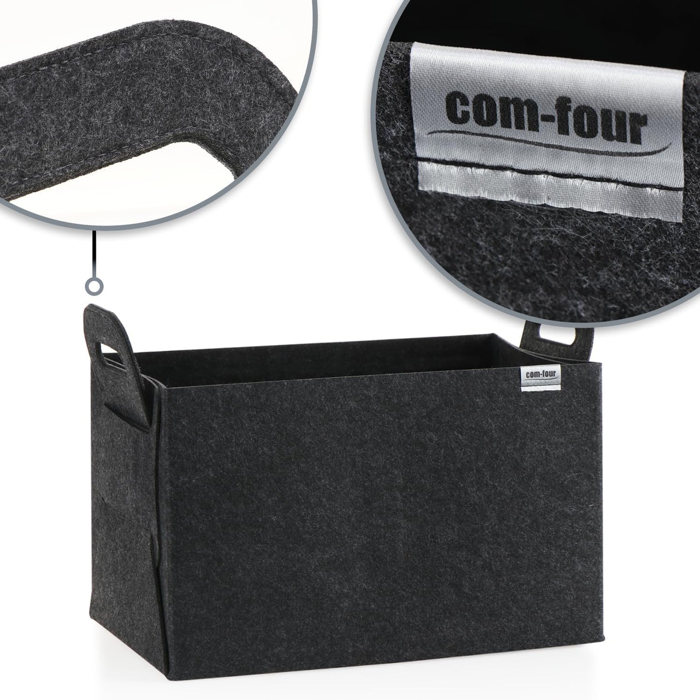 Filz-Tasche für Brennholz, 01 Stück Anthrazit 44x31cm