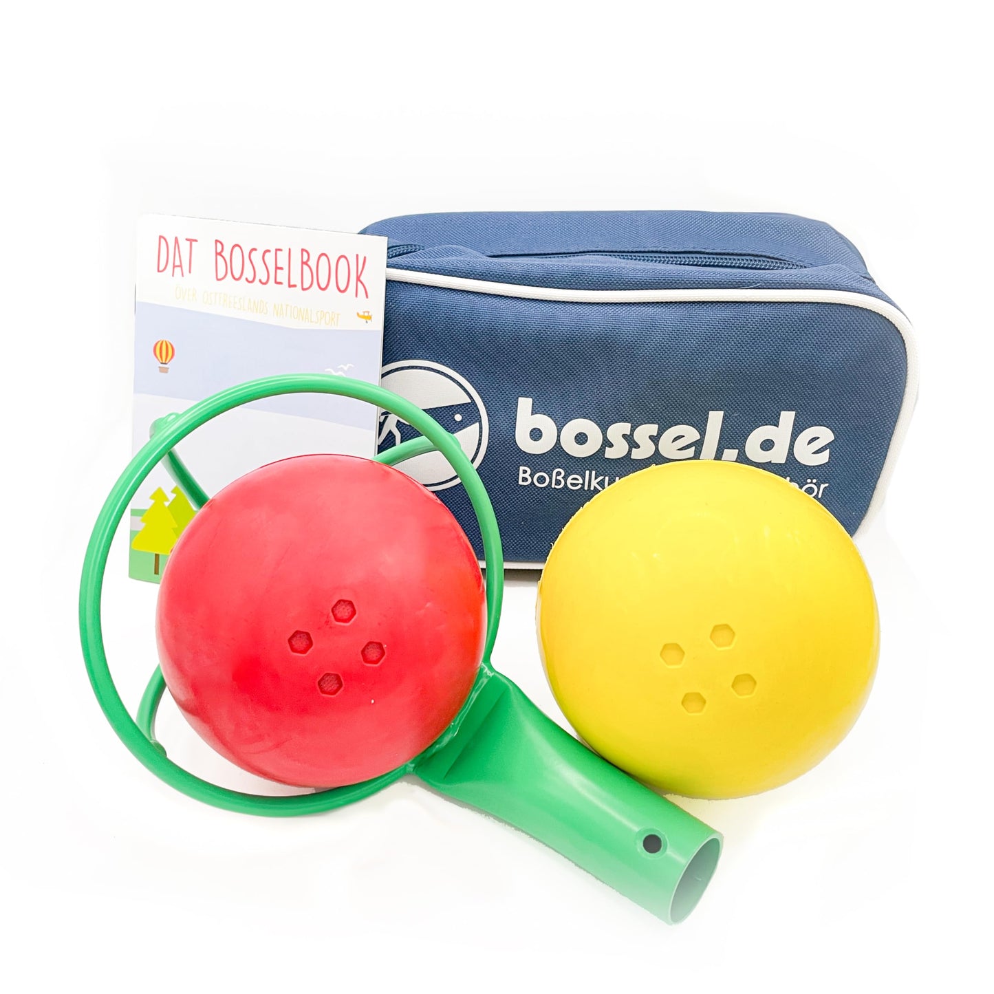 Bosselkugel-Set mit Kraber und Tasche