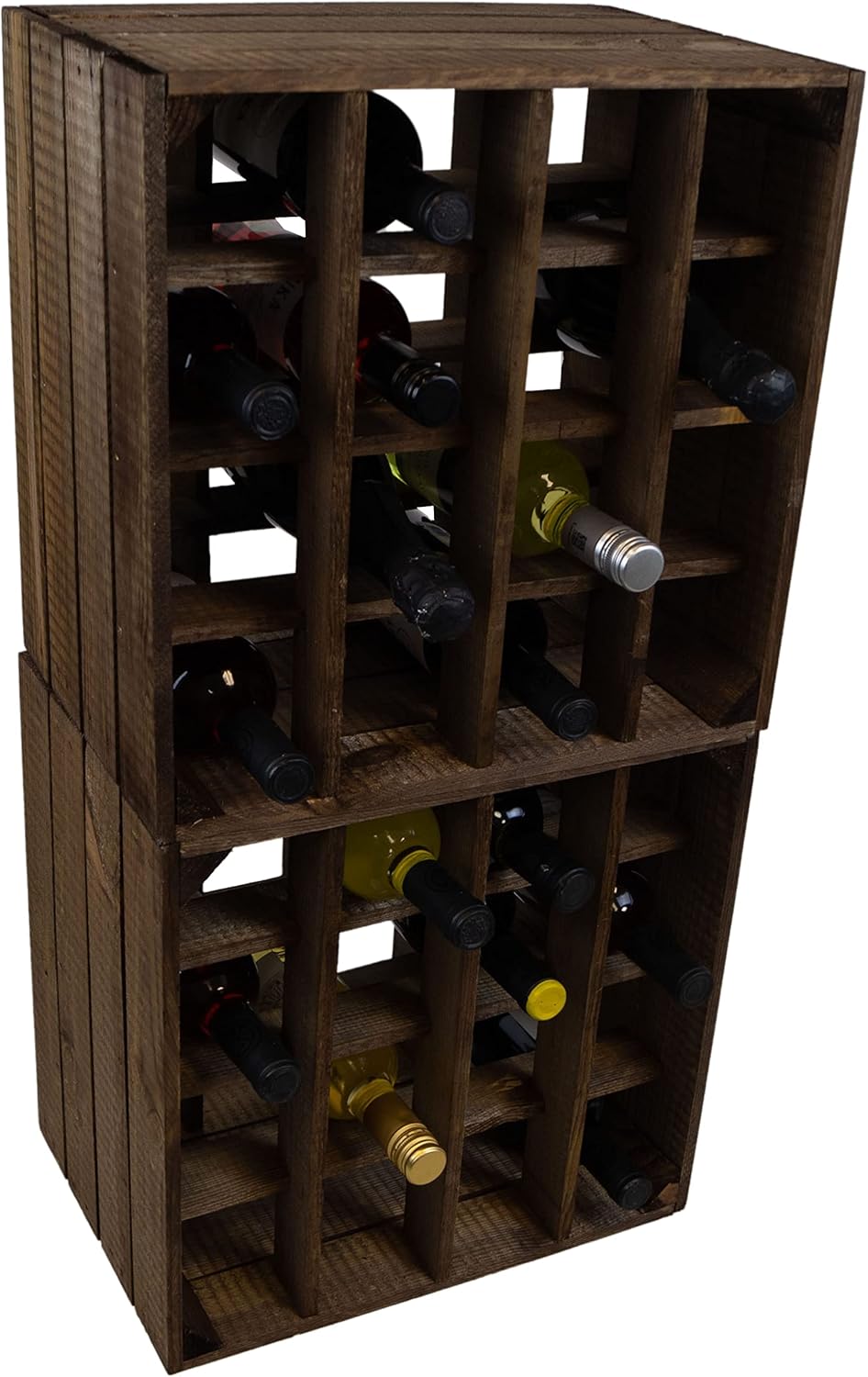 Weinregalkiste, Dunkel