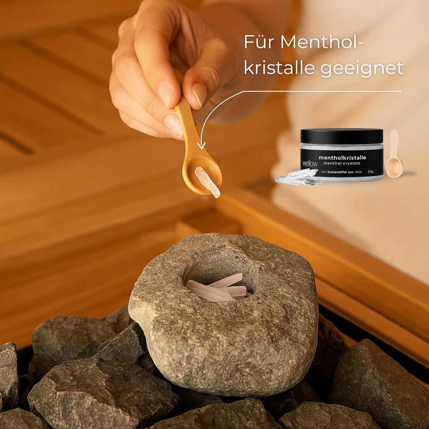 Dampfstein für Sauna