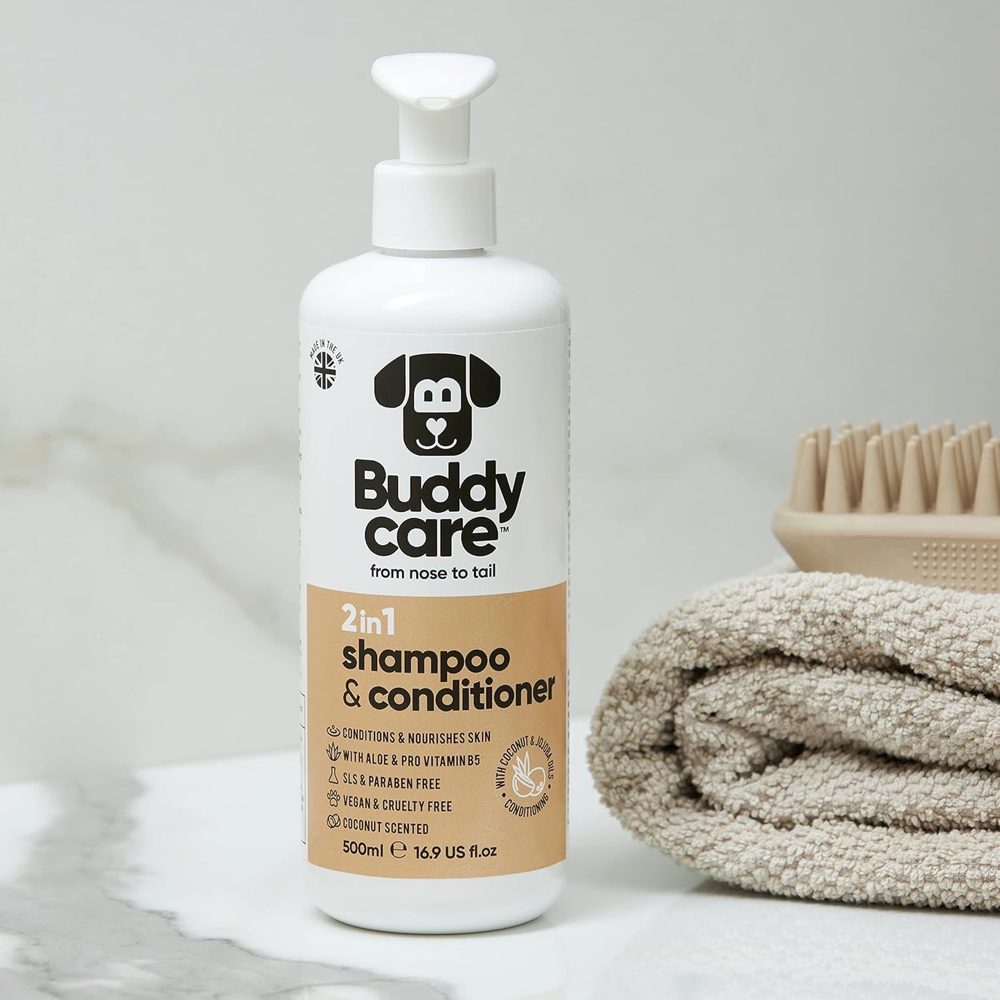 2in1 Hundeshampoo und Conditioner, 2in1 Shampoo und Spülung 500ml