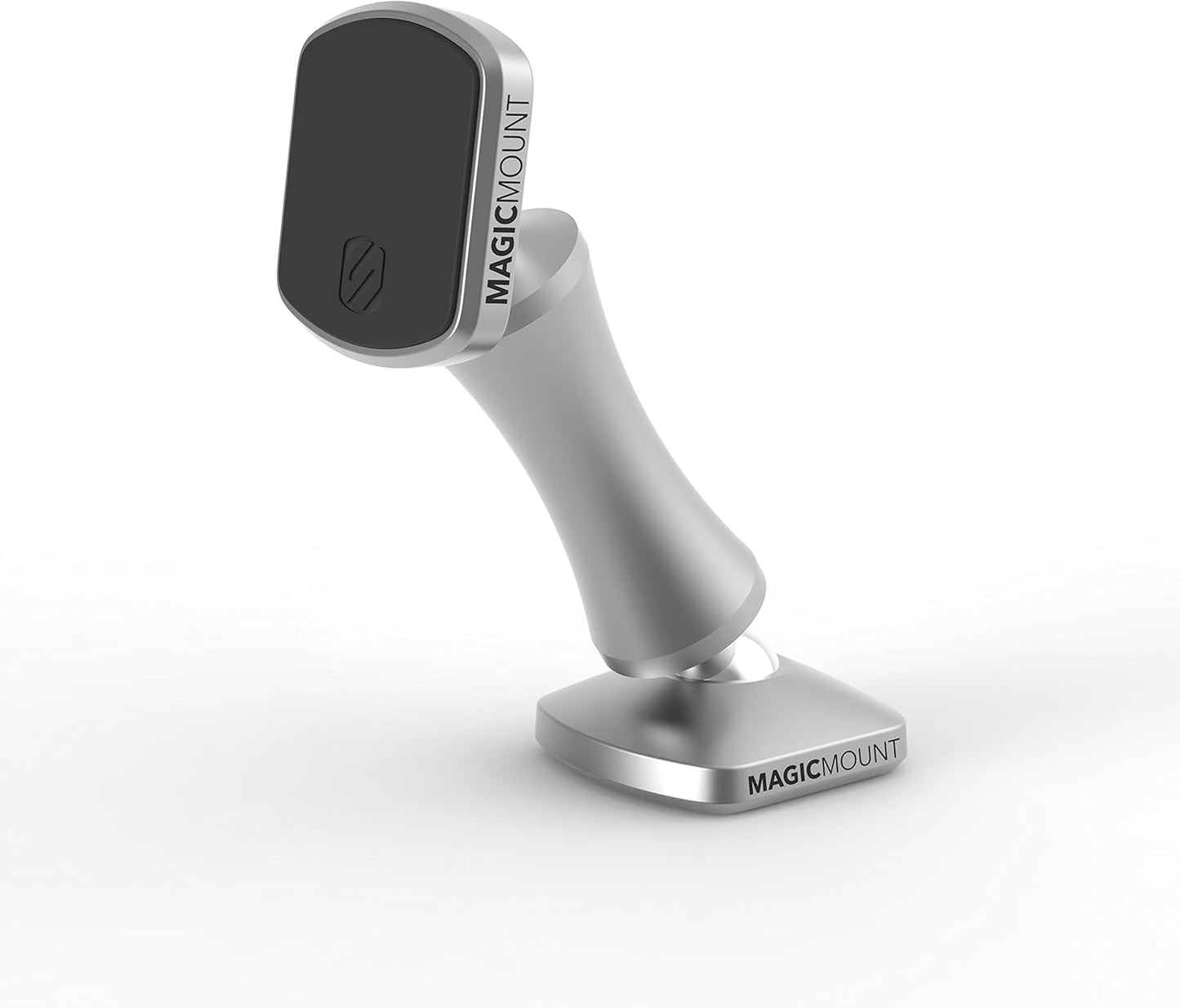 MagicMount Elite - magnetische Smartphone-Halterung, Silberner Doppel-Pivot, magnetisch