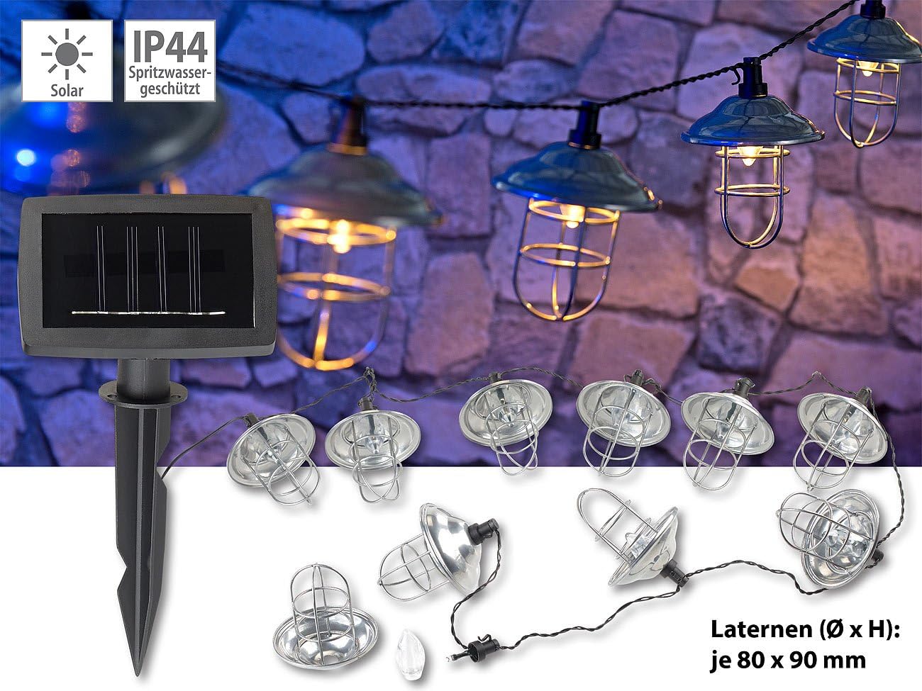 Solar-LED-Lichterkette