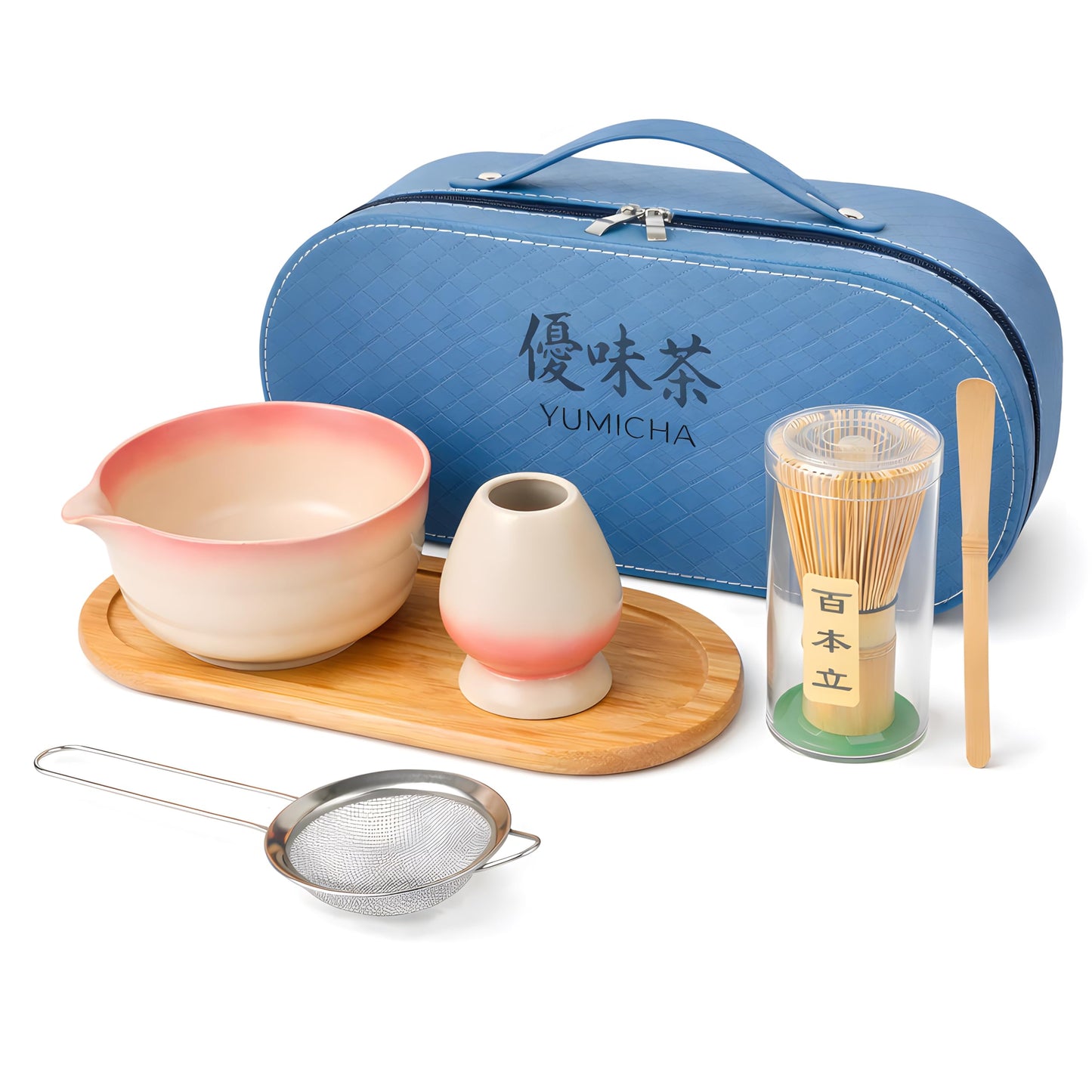 Matcha Tee Set, Blaue Tasche 7