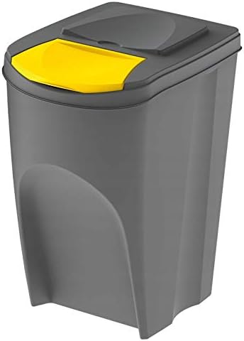 Müllbox SortiBox, Grau 3x35L