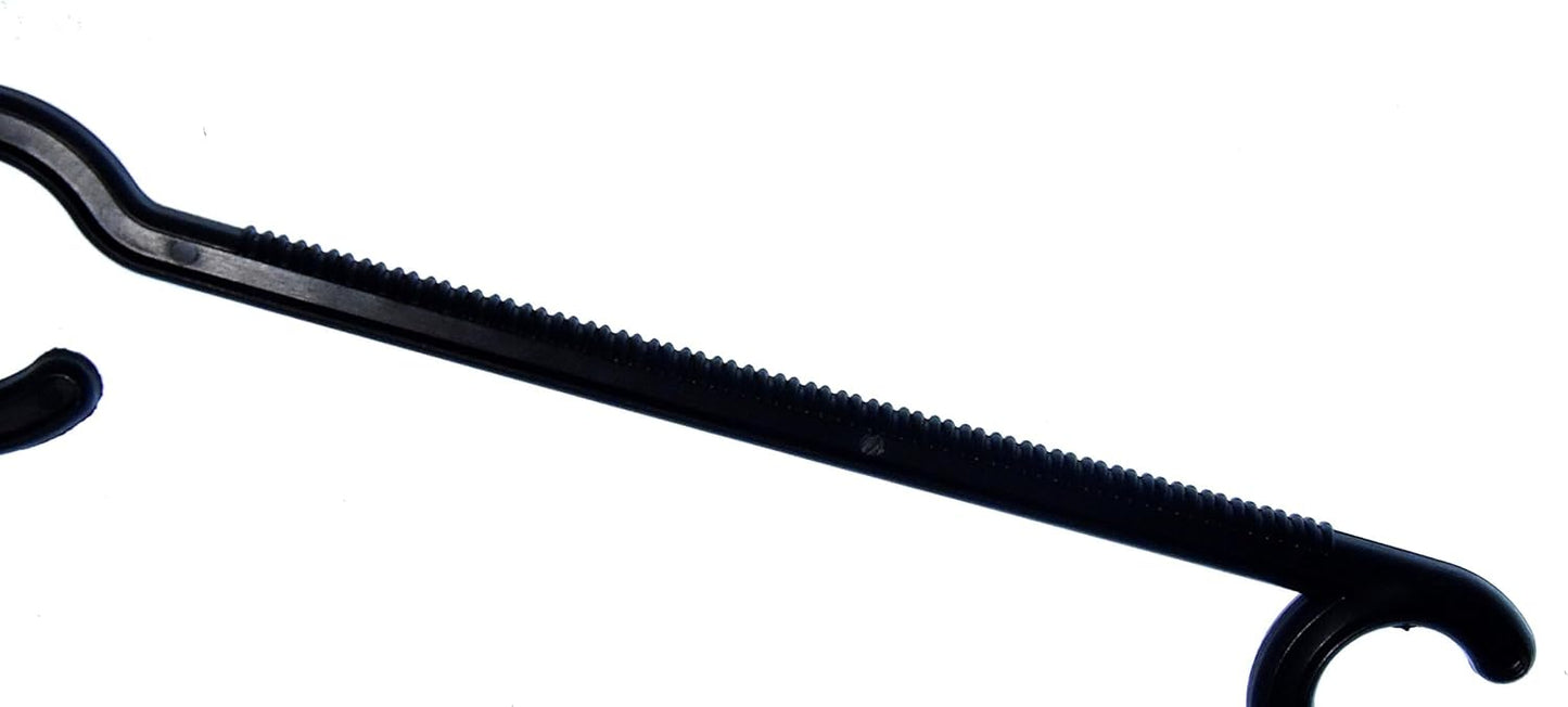 25er-Set Universalkleiderbügel, Schwarz