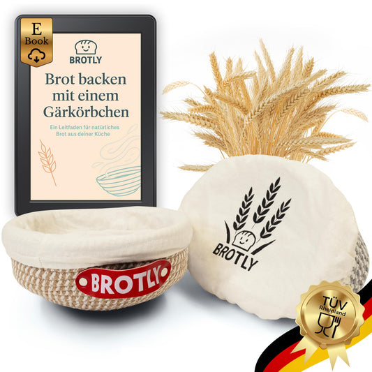 2-teiliges Gärkörbchen-Set