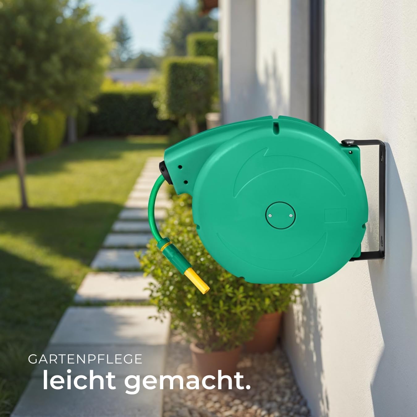 Schlauchtrommel mit Einzugsautomatik (20 m), 20 M | Nr. 402762