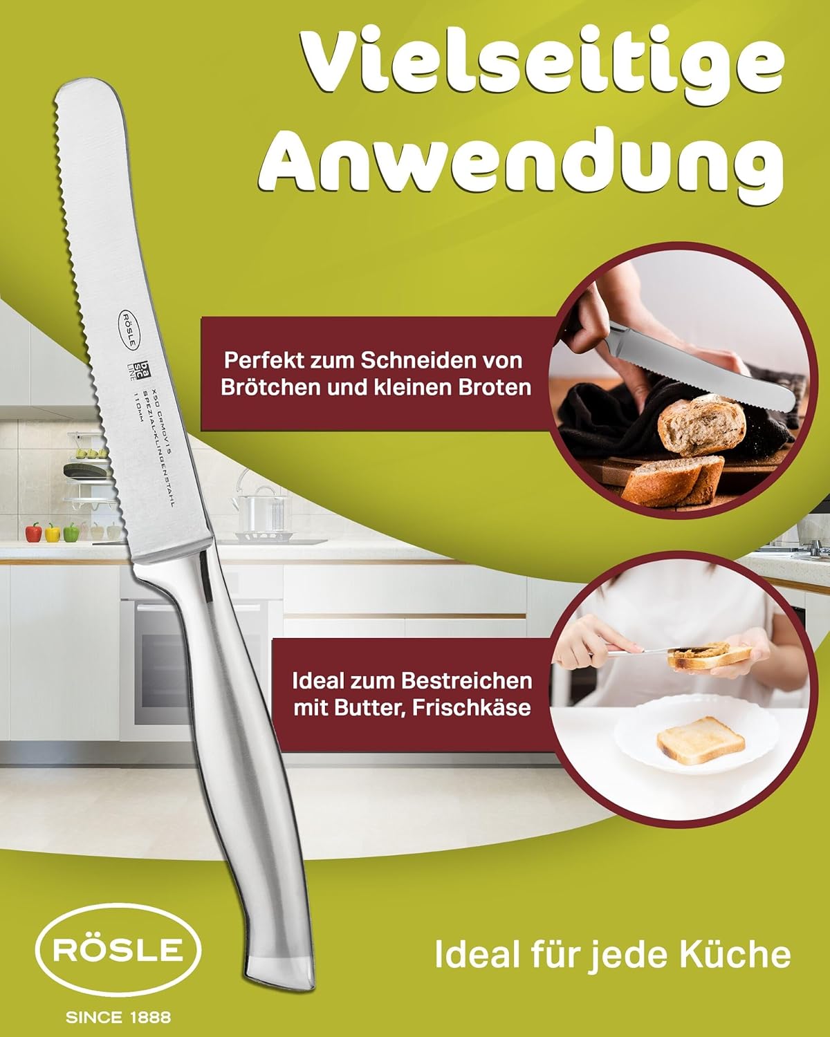 Brotmesser, Frühstücksmesser