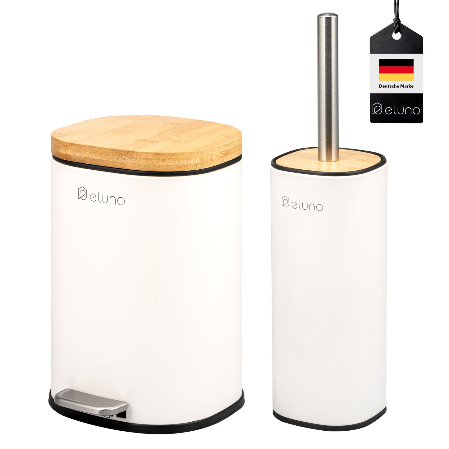 2-teiliges Badezimmer-Set Framura, Weiss
