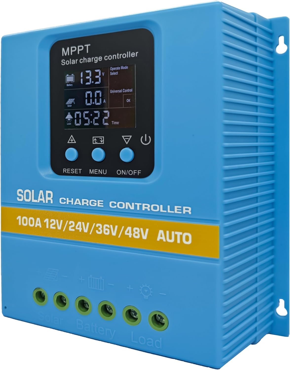 MPPT Solarladeregler mit USB & 3-Stufen-Schutz, 100A