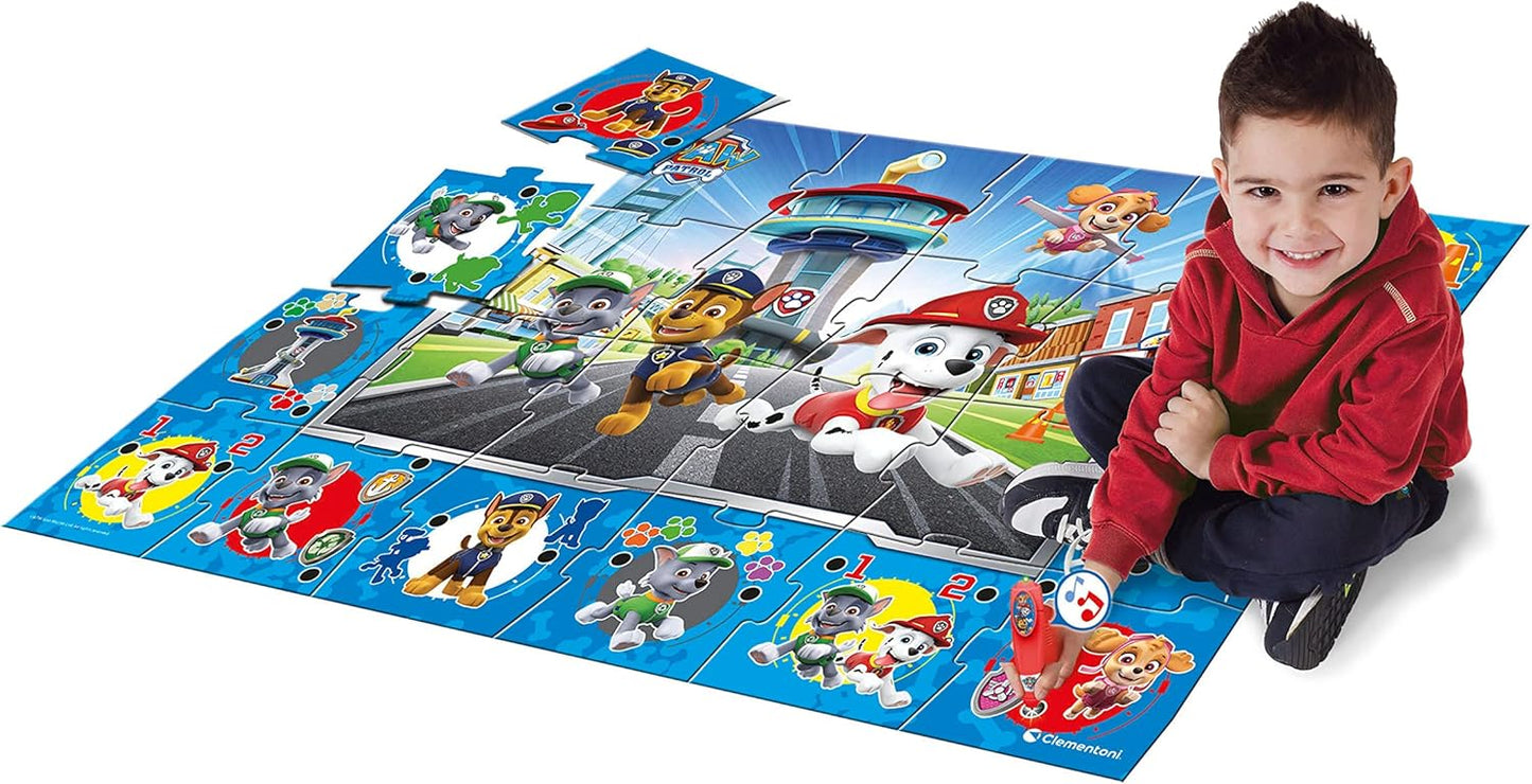Quiz-Bodenpuzzle mit Elektronischem Stift (70x100 cm), Paw Patrol