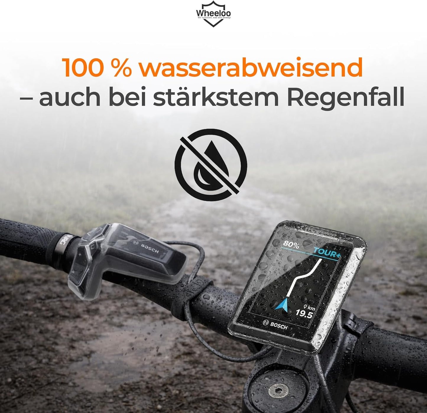 Ebike Displayschutz-Set für Bosch, Für Bosch LED Remote + Kiox 500 Display