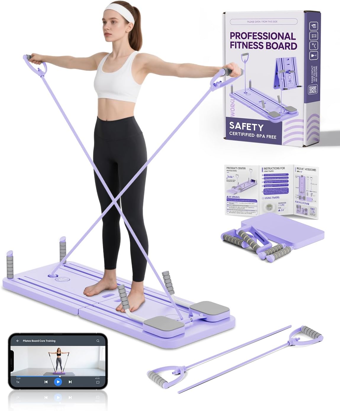 Pilates Board, Lila