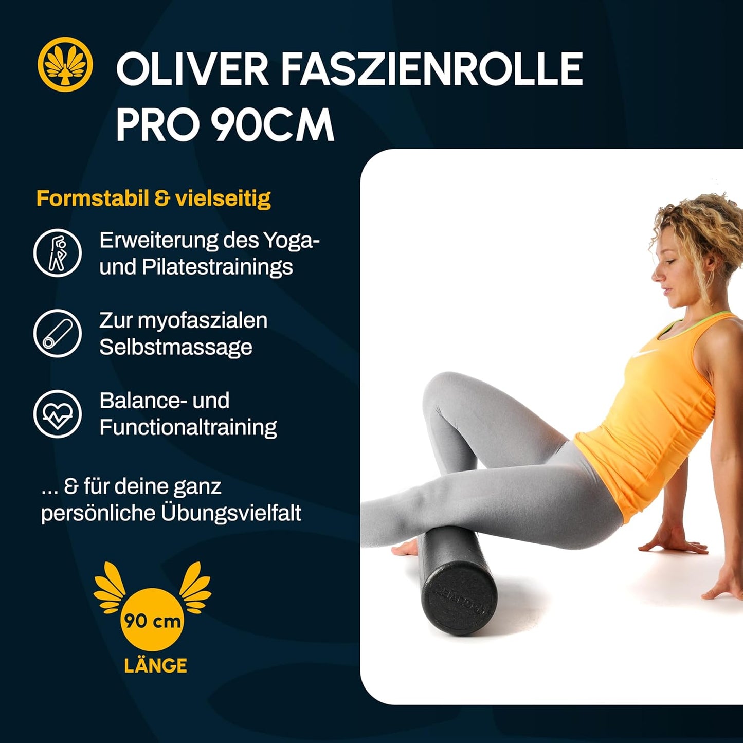 Faszienrolle Pro, 90 cm
