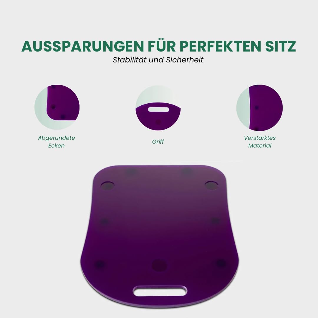 Gleitbrett für Thermomix, Violett Hochglanz