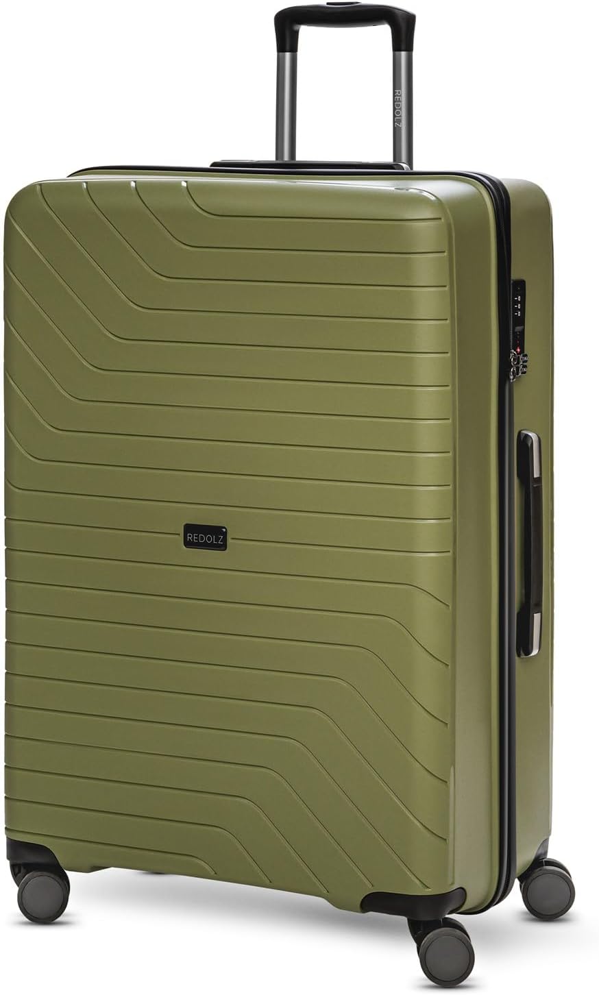 Hartschalen Koffer Essentials 05, Dark-olive Koffer L (75 cm)
