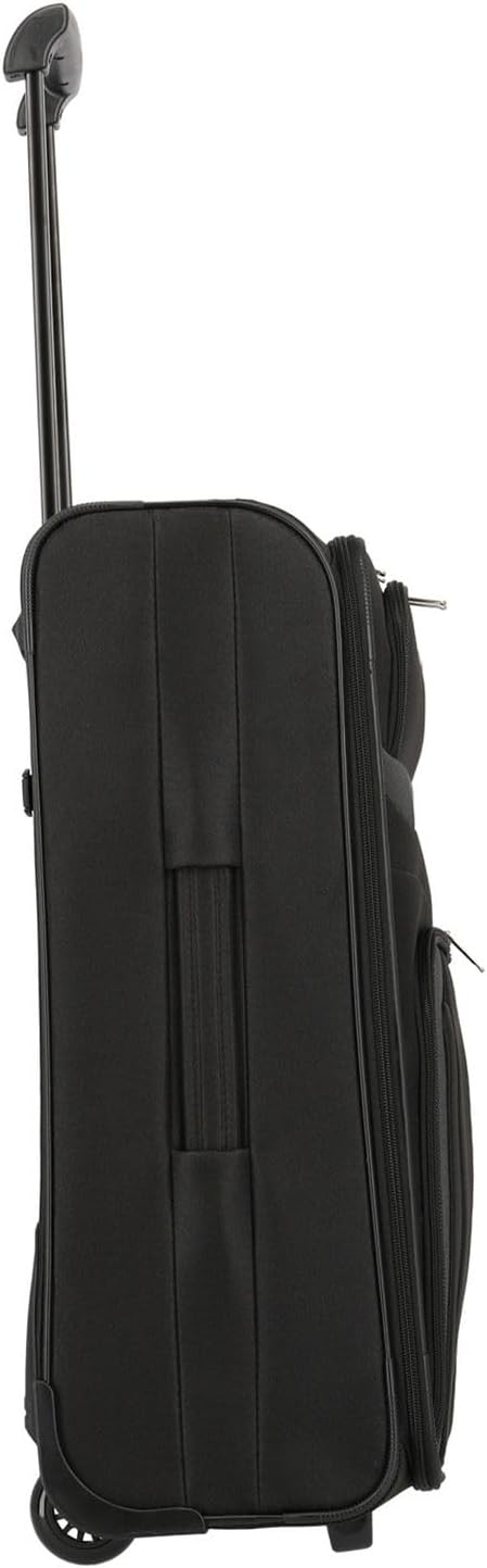 Reisekoffer Orlando mit Rollen, Schwarz 63 cm (Trolley M)