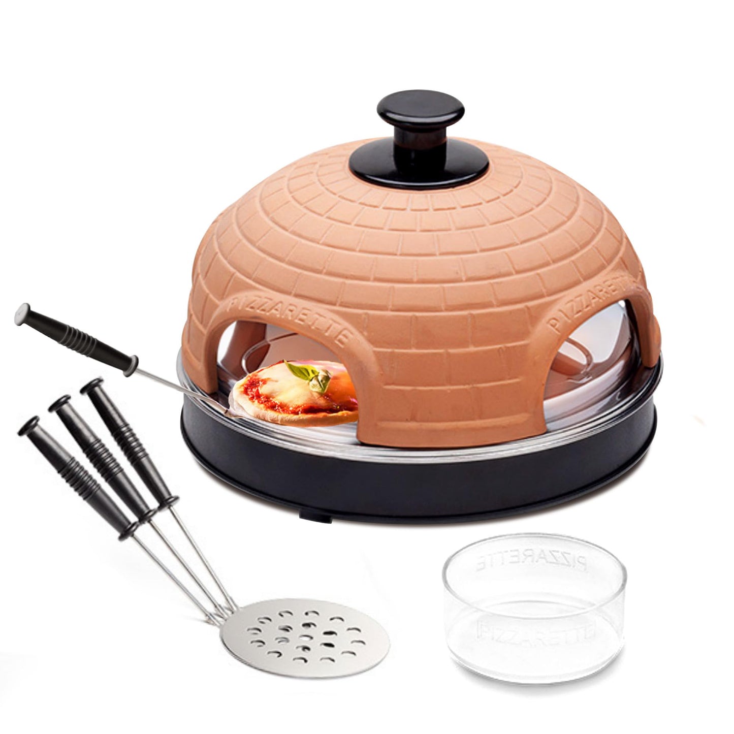 Pizza-Mini-Ofen mit Pfännchen
