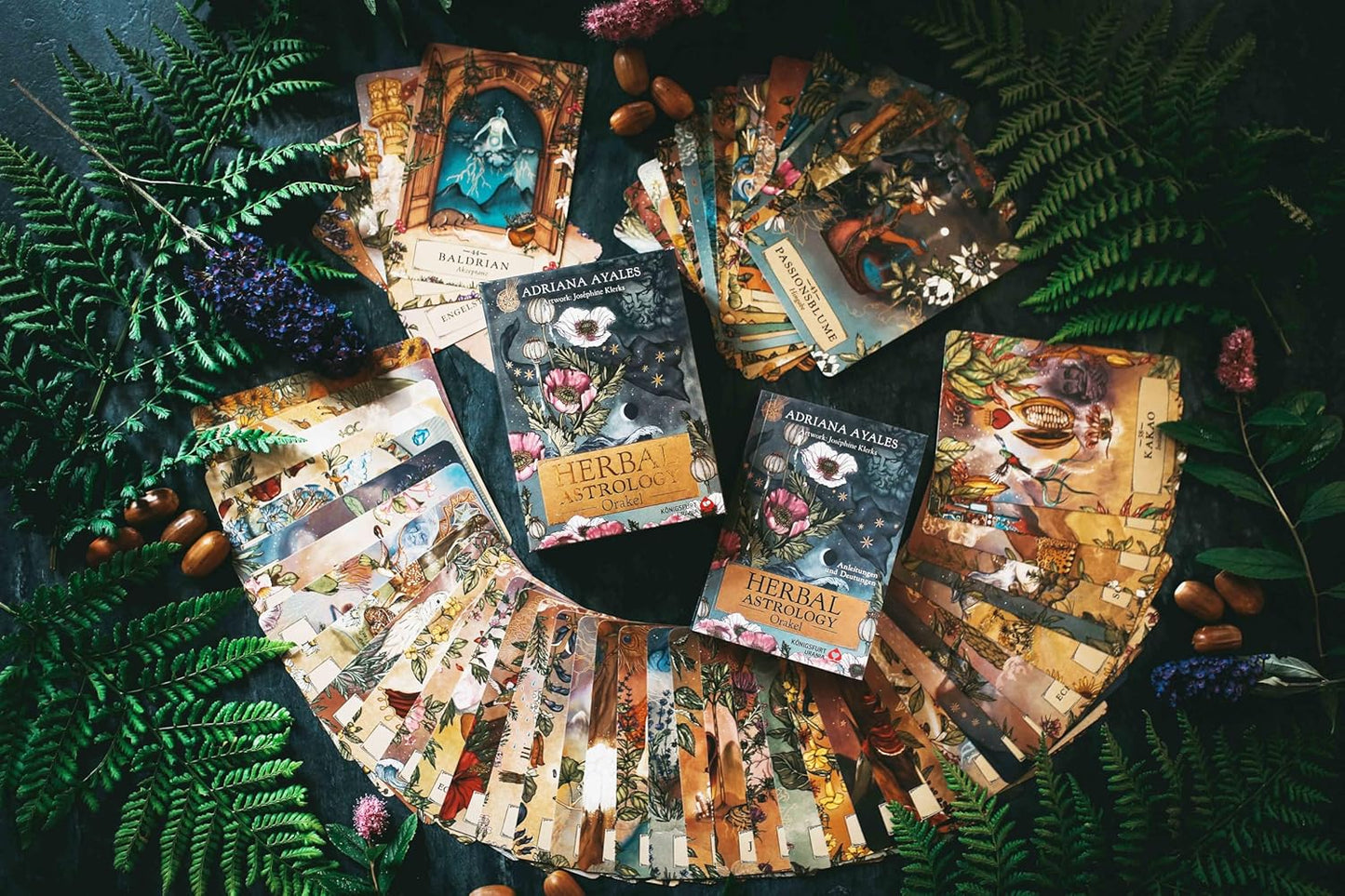 Orakelkarten-Set Herbal Astrology, Gebundenes Buch