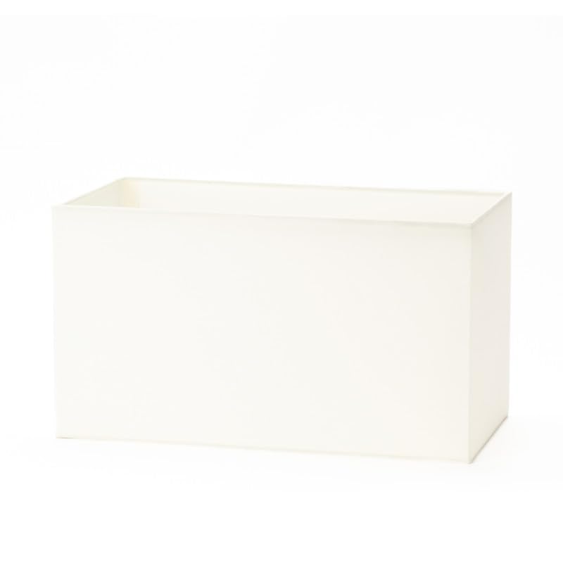 Rechteckiger Lampenschirm, Creme 32x16x18cm