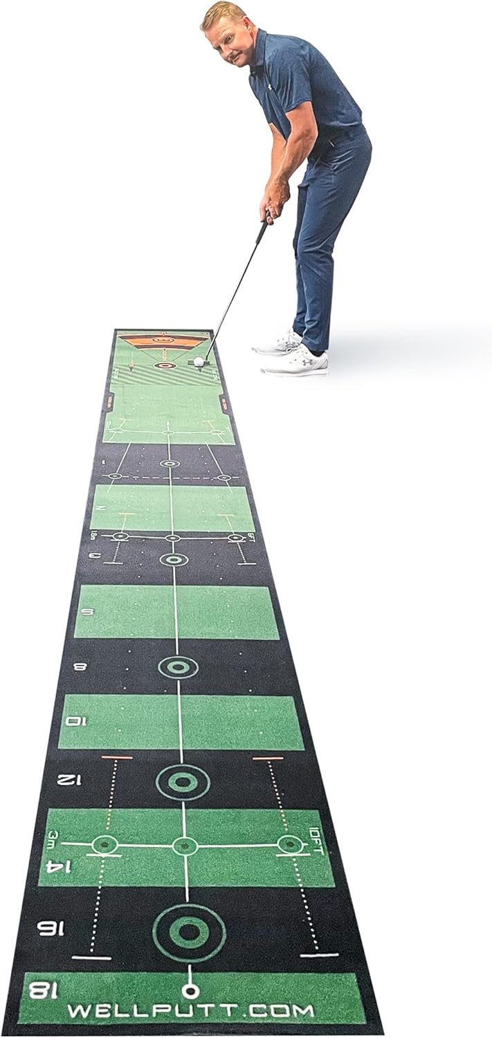 Golf-Puttingmatte, grün