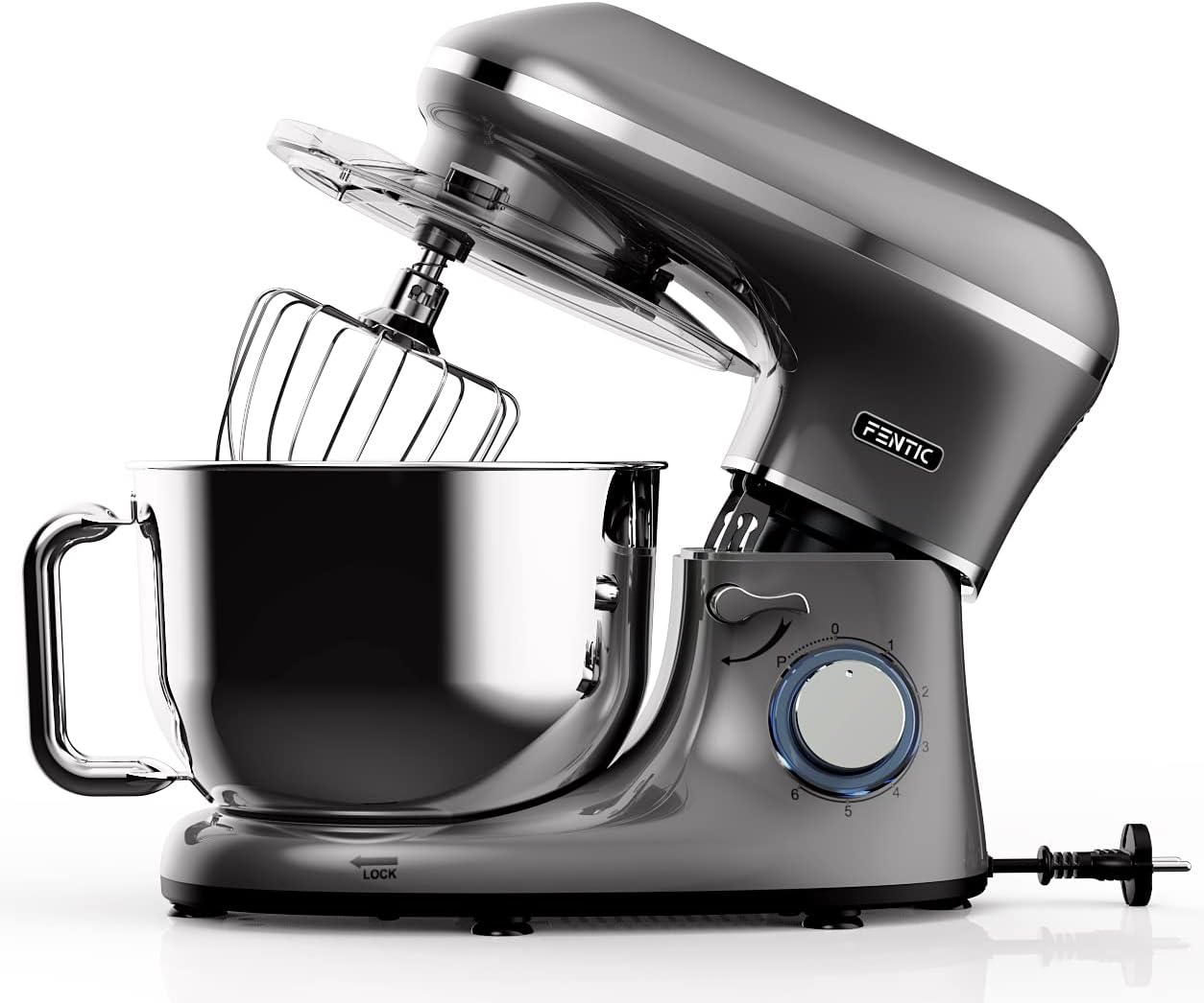Küchenmaschine mit Rührschüssel, Anthrazit