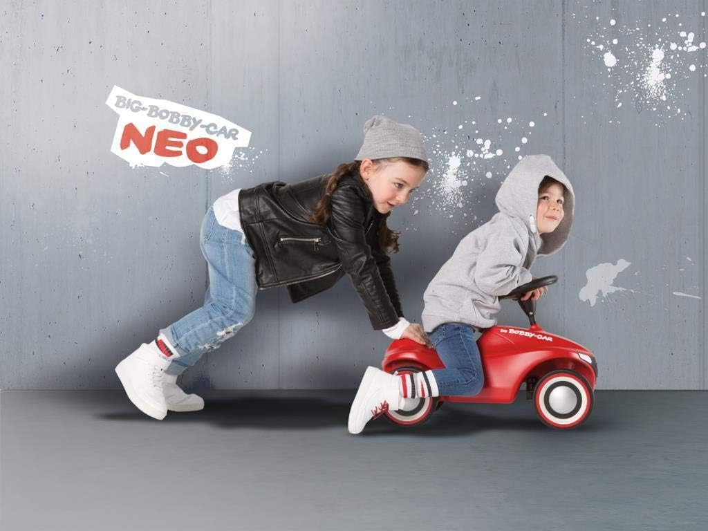 Bobbycar Neo mit Flüsterreifen, Rot