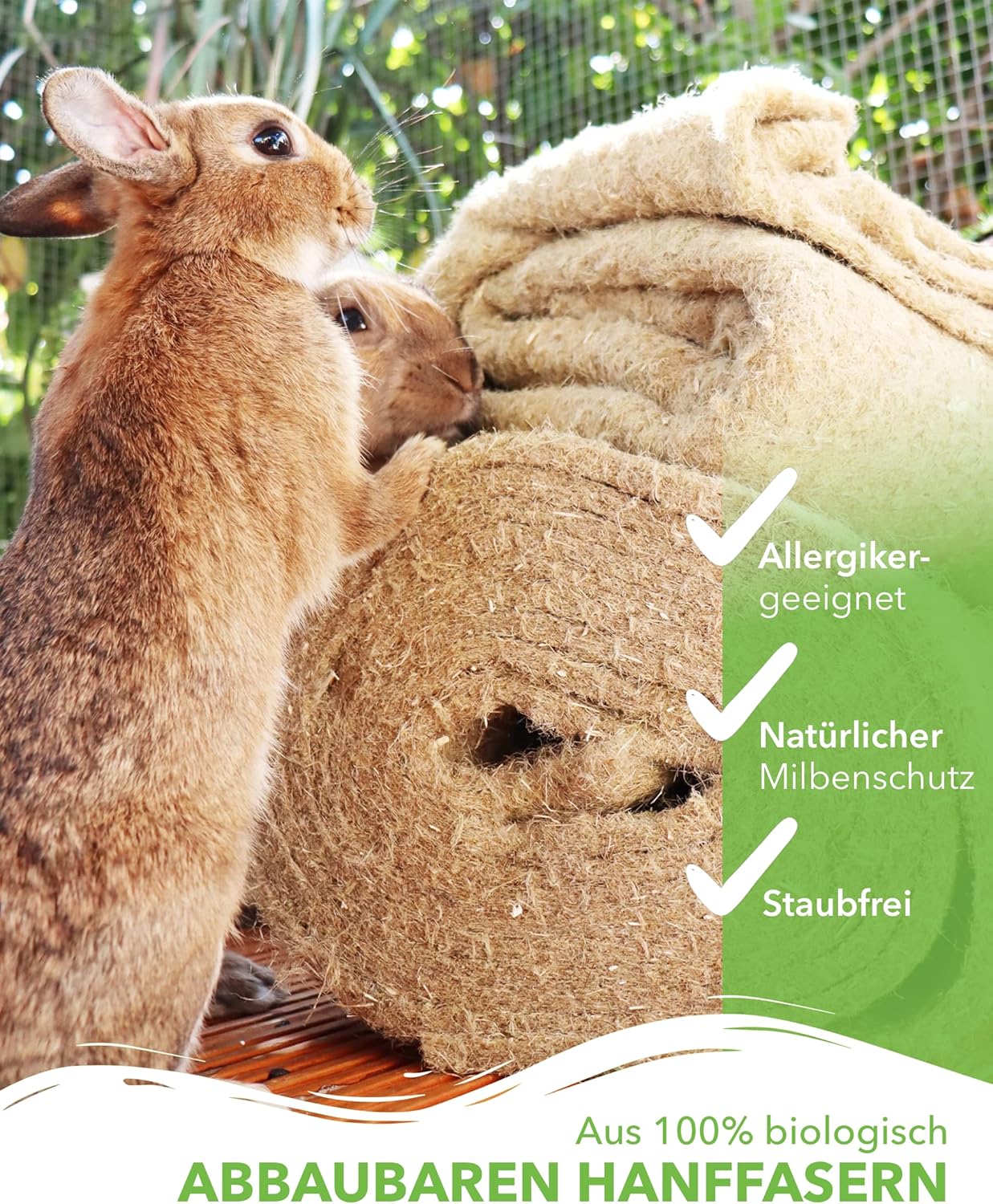 Kompostierbarer Nagerteppich