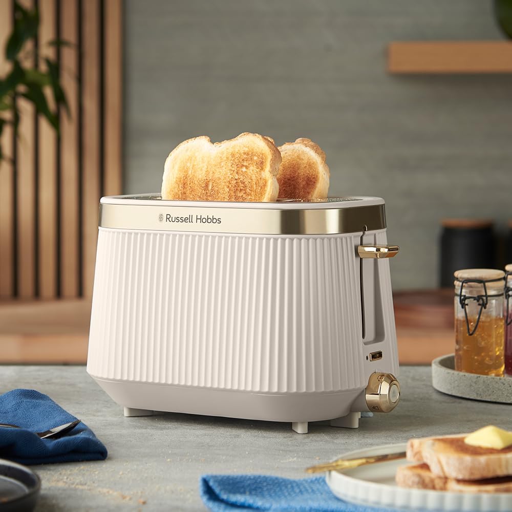 Toaster für 2 Scheiben mit Brötchenaufsatz