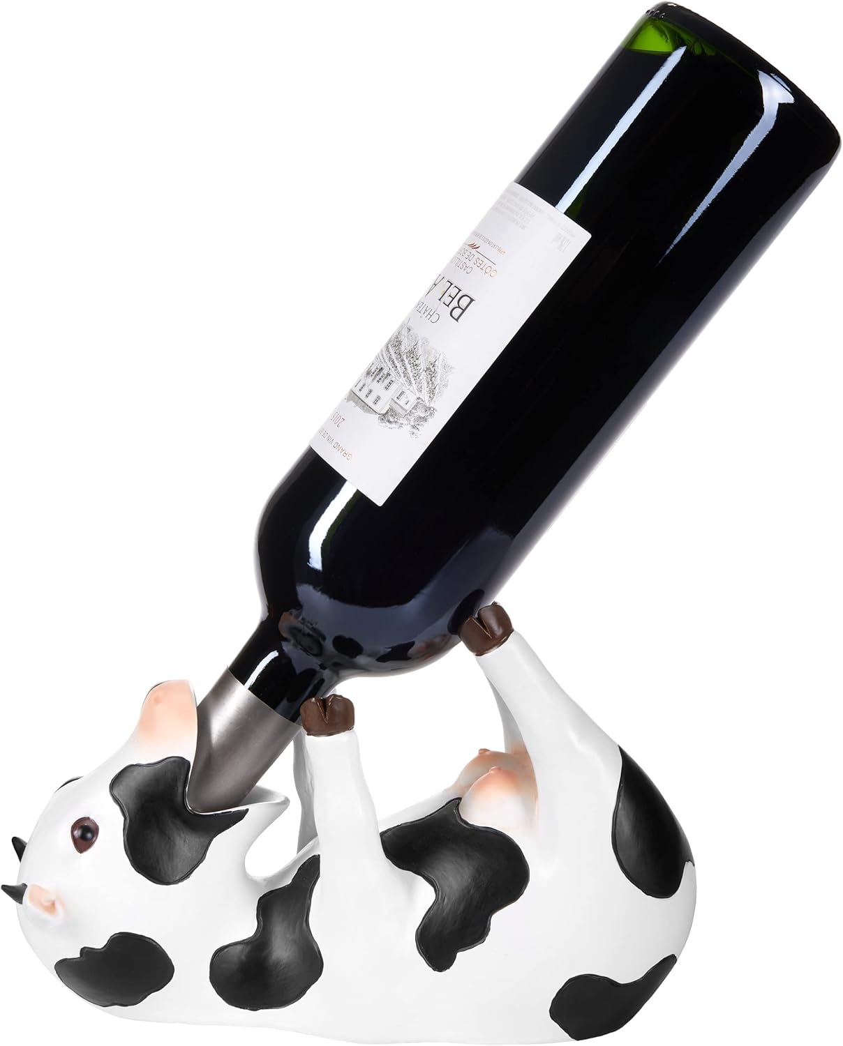 Weinflaschenhalter Durstige Kuh