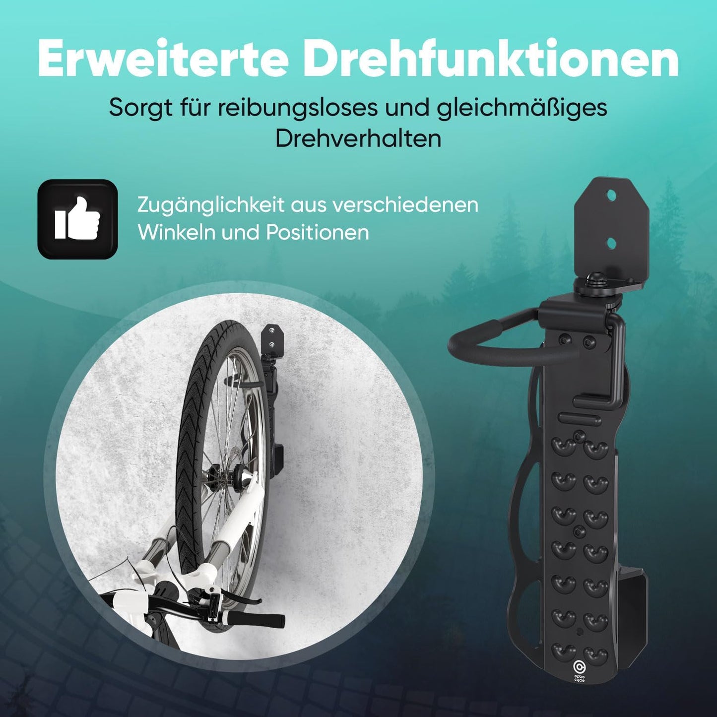 Vertikale Velo Wandhalterung, Vertikale Fahrradhalterung Wand