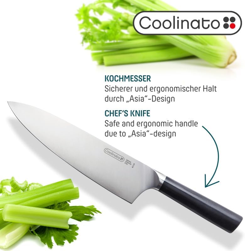 Profi Kochmesser mit Klingenschutz, Kochmesser